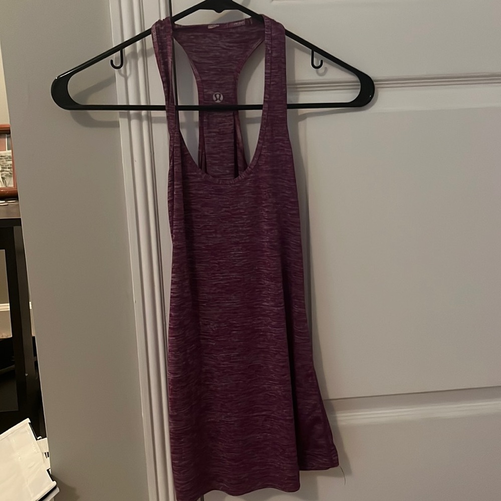 purple lululemon tank top